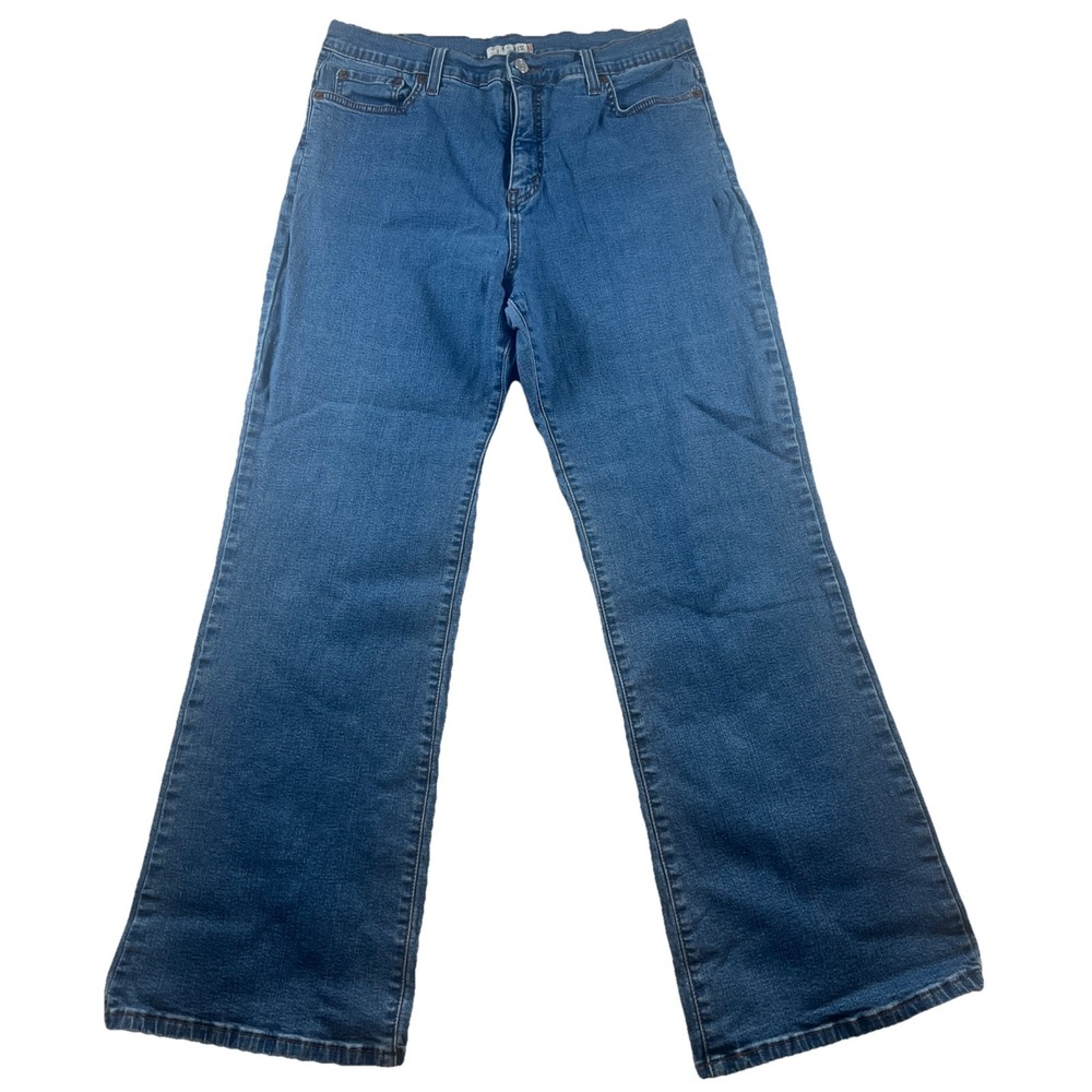 Levi's 512 blue Denim Jeans Perfectly Slimming Boot Cut‎ Women Size 16S